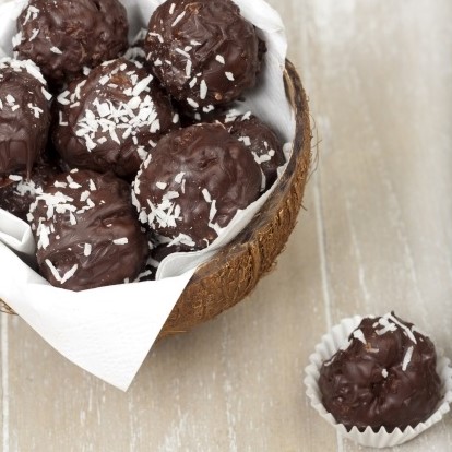 Chocolate coconut truffle 