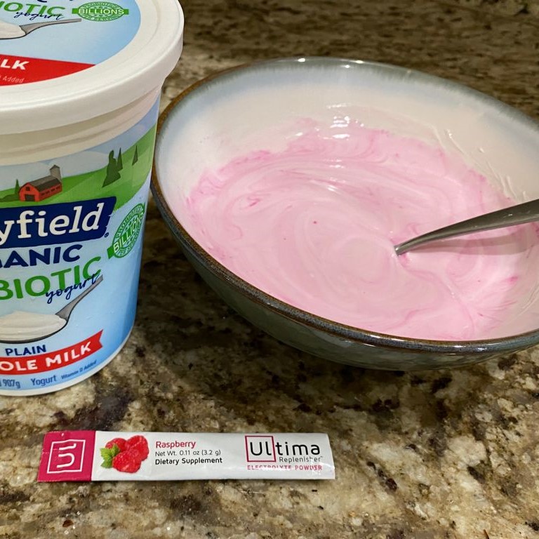 Fruit flavored yogurt