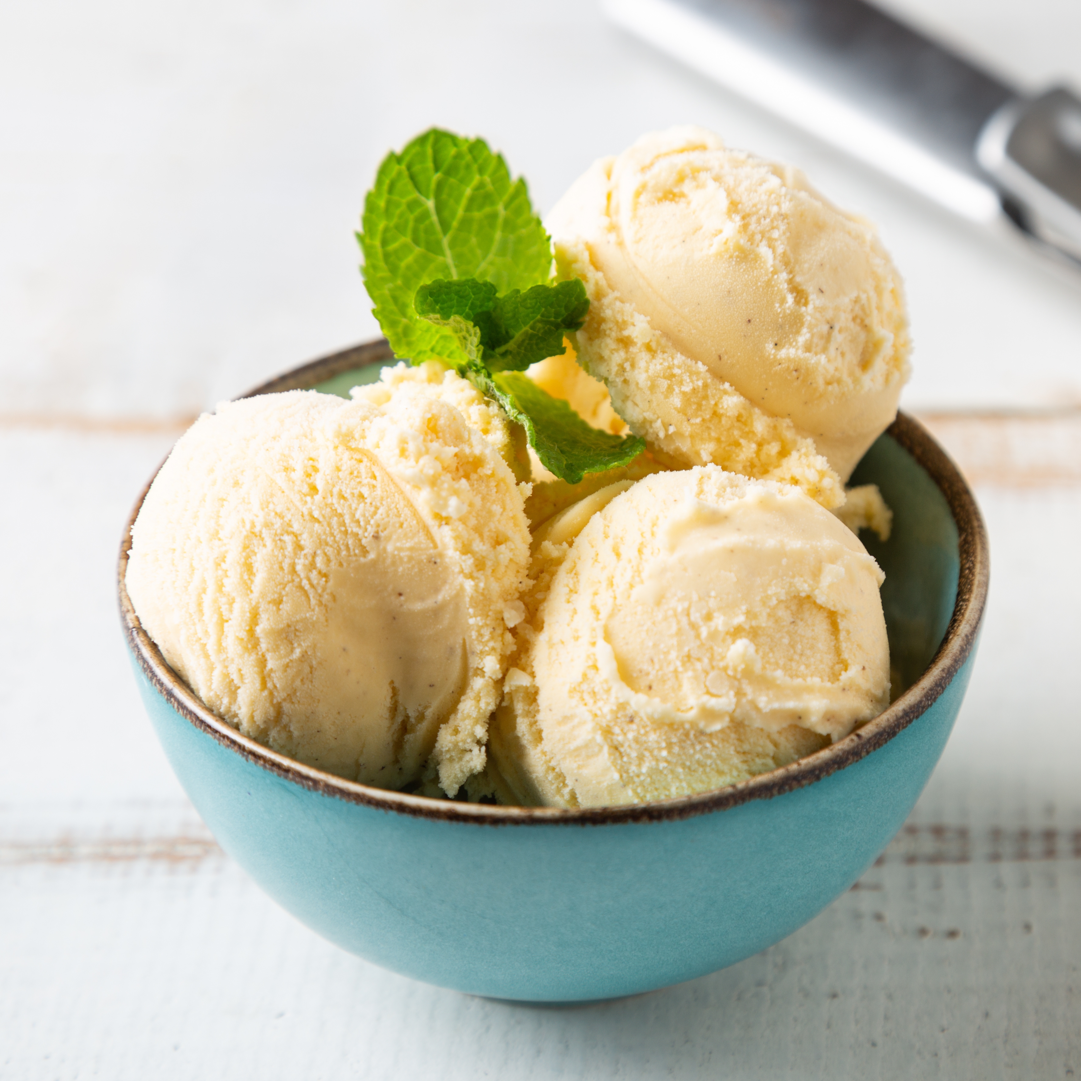 Vanilla ice cream (no machine required)