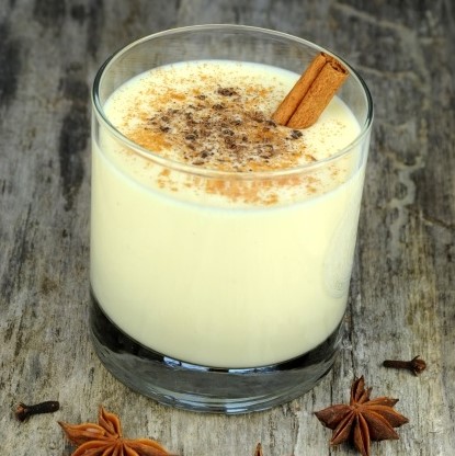 DaVinci egg nog milkshake 