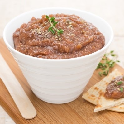 Baba gannouj (tangy eggplant dip) 