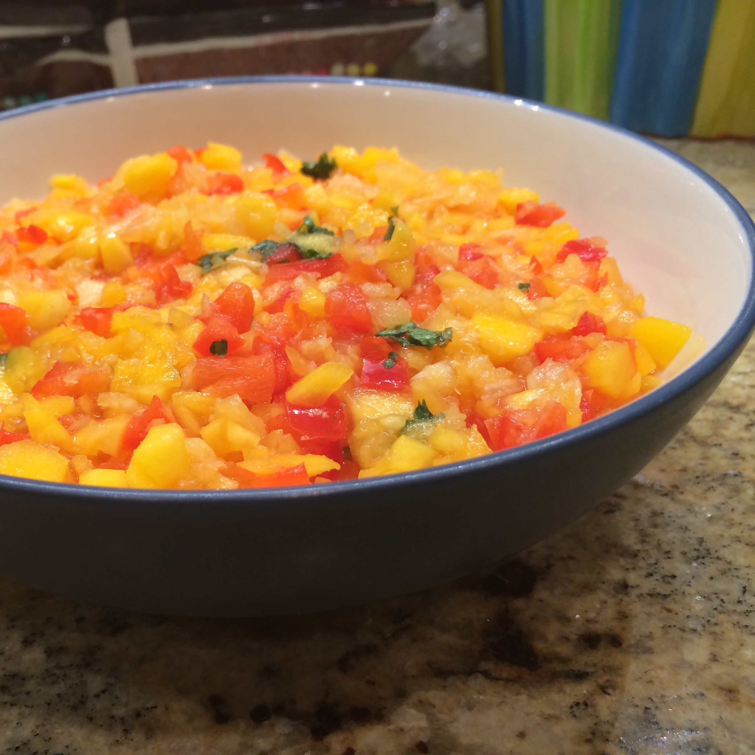 Pineapple mango salsa dressing 