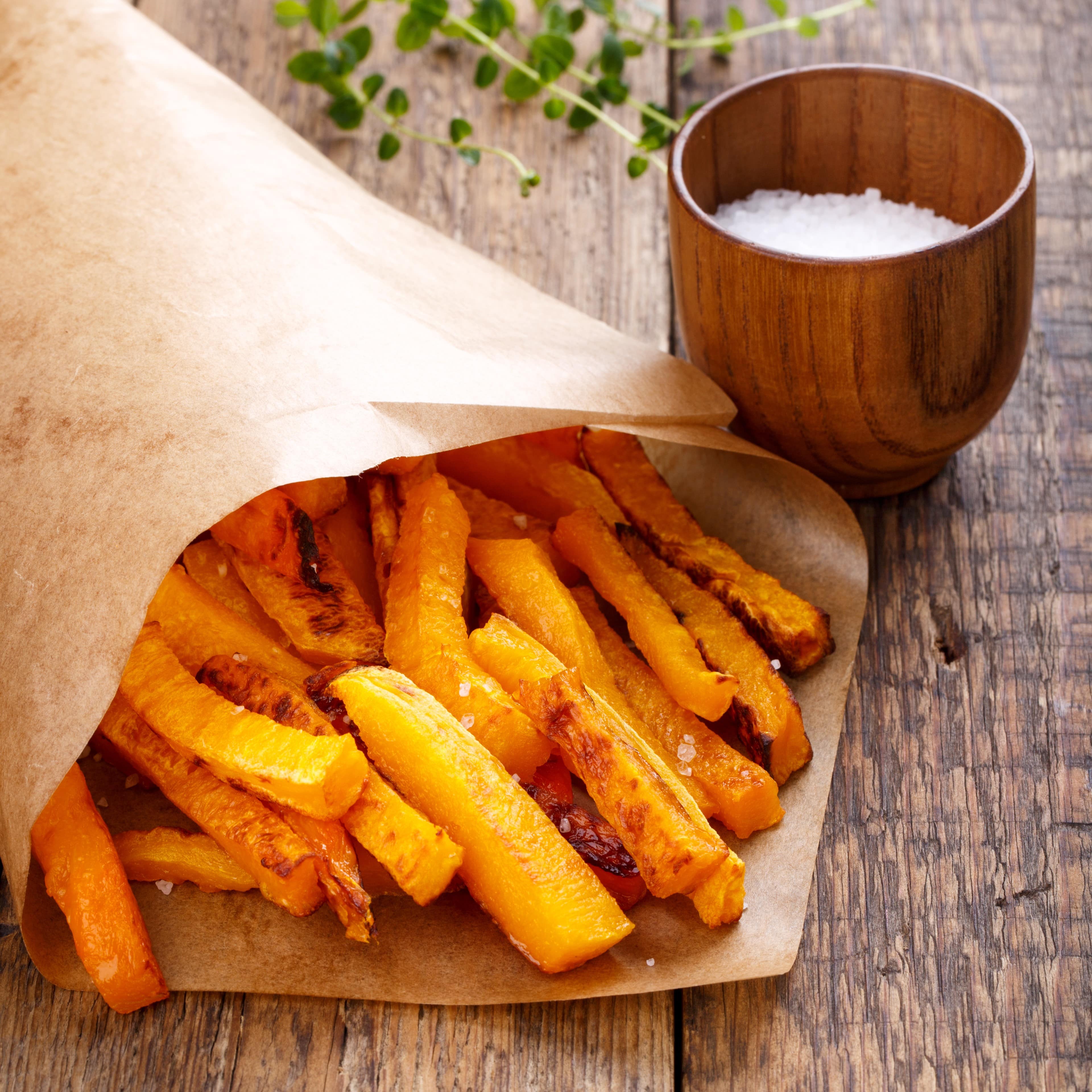 Butternut squash chips