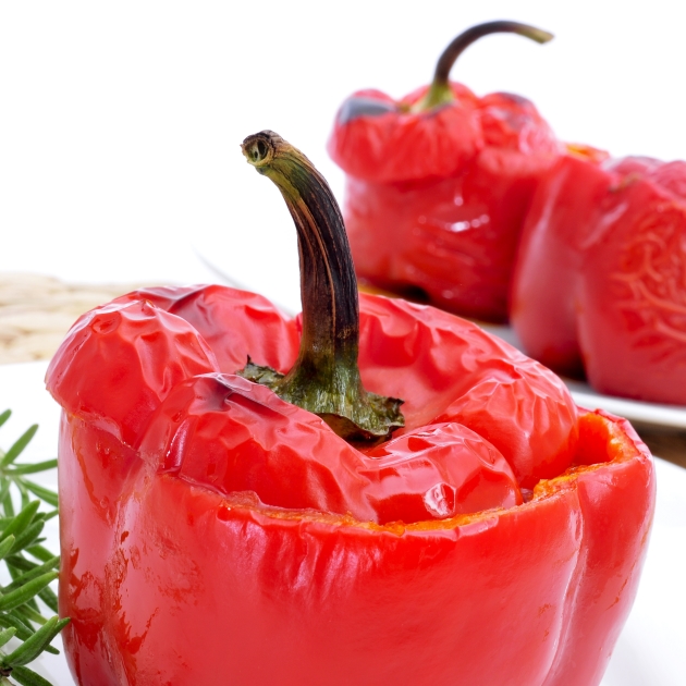 Cauliflower Stuffed Peppers