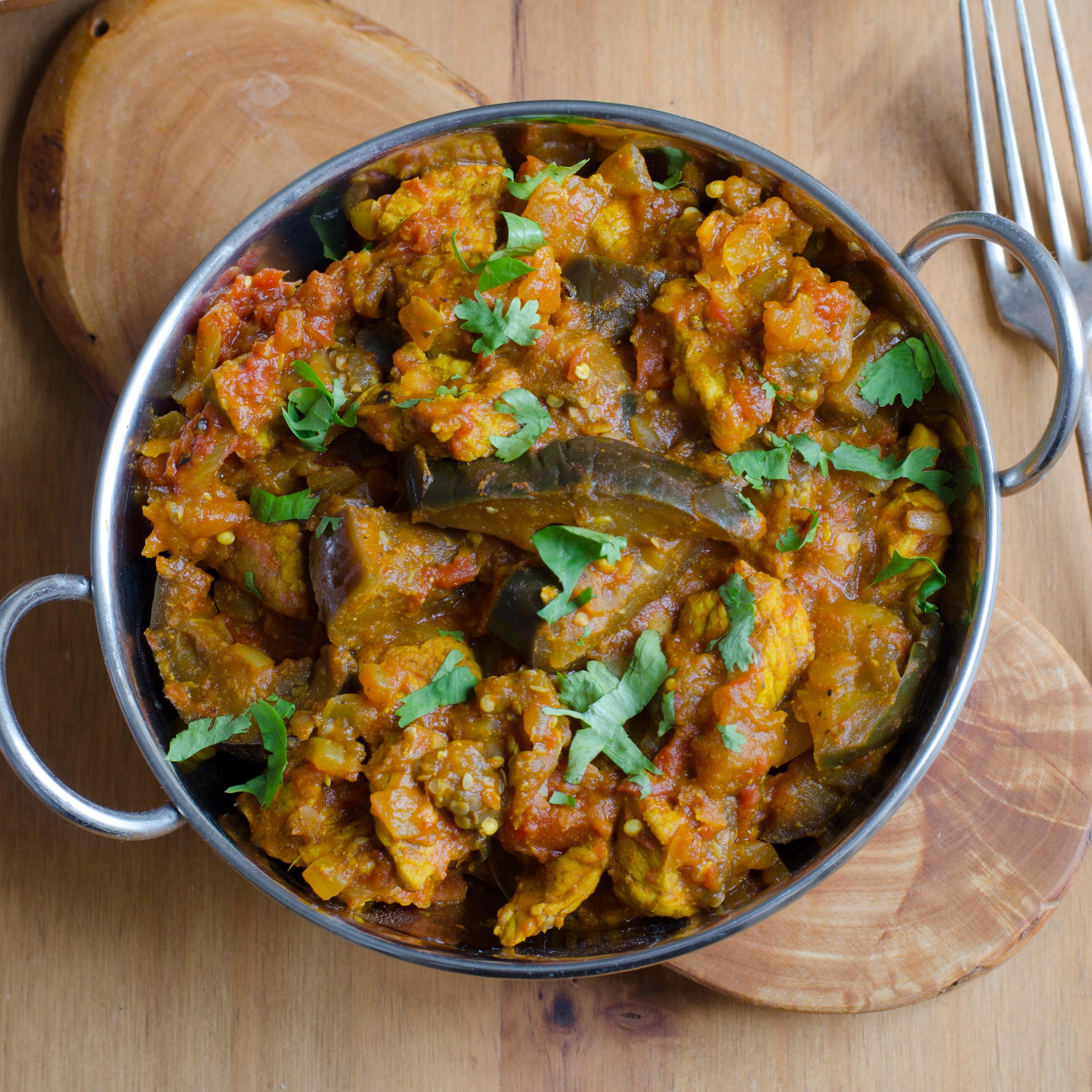 Curried Eggplant 