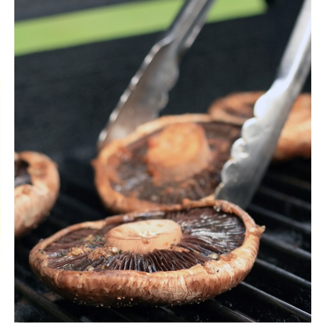 Portobello Mushrooms with Garlic and Rosemary