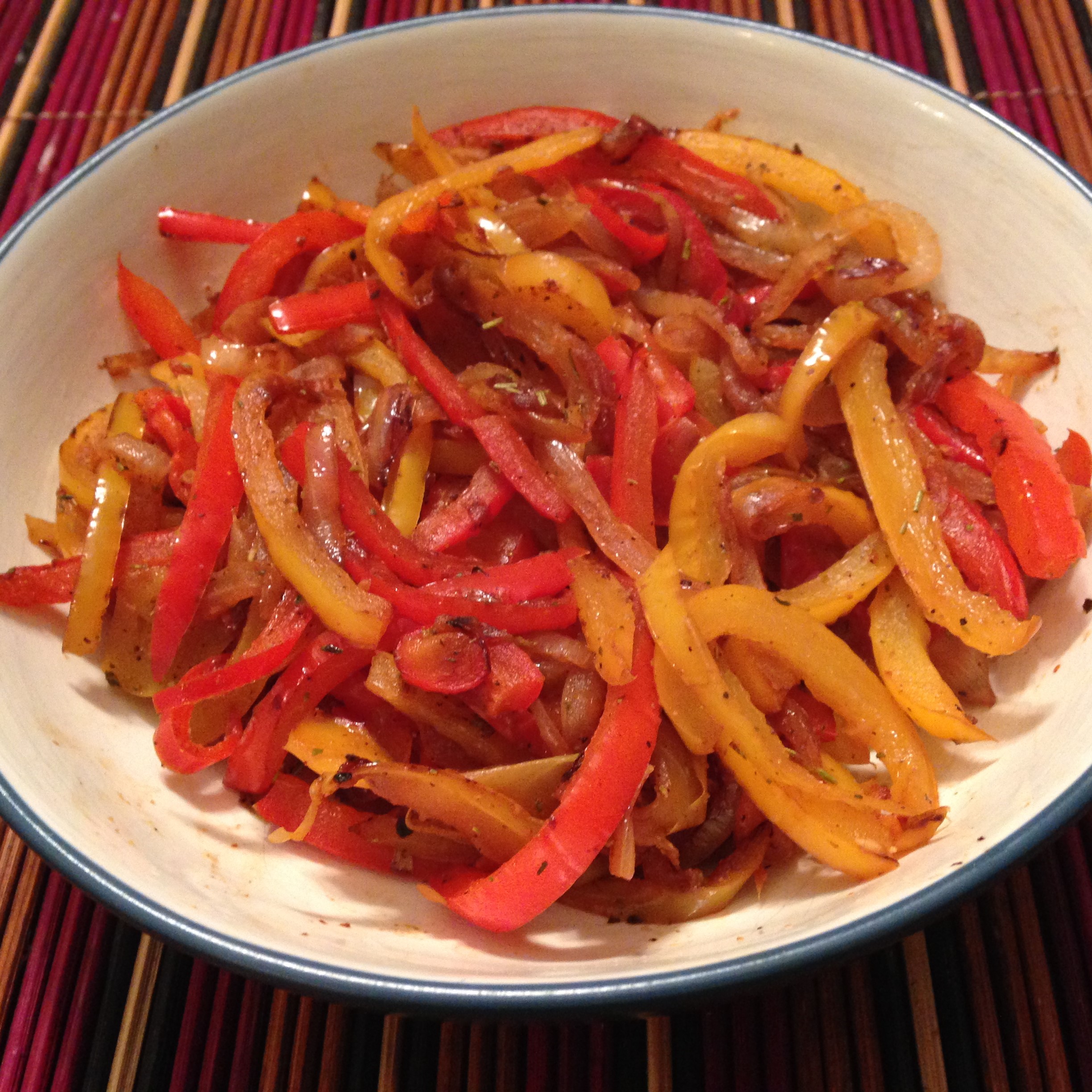 Caramelized Onions and Bell Peppers