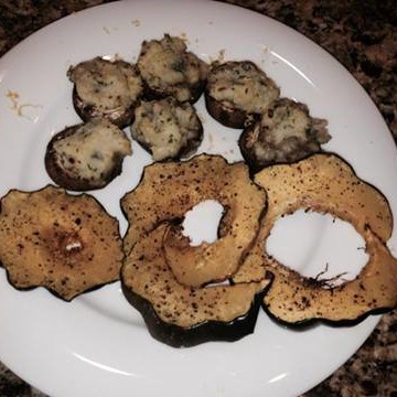 Cauliflower Stuffed Mushrooms