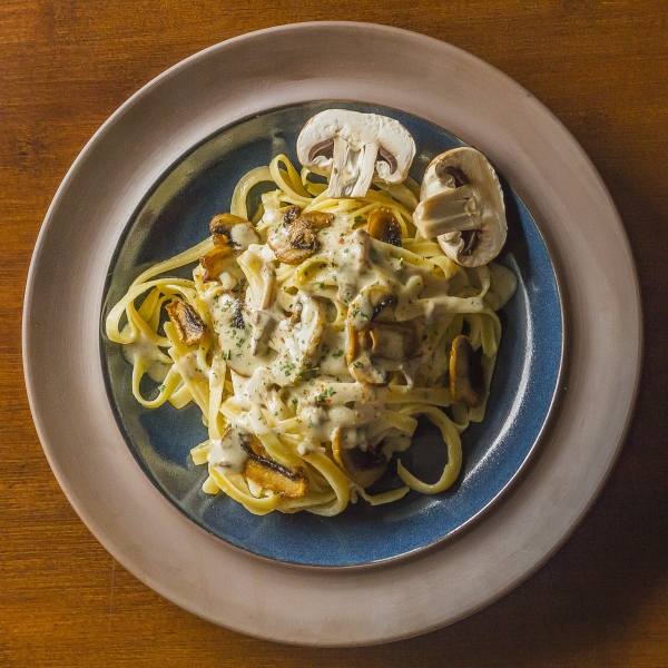 Mushroom Alfredo Noodles (Debbie)