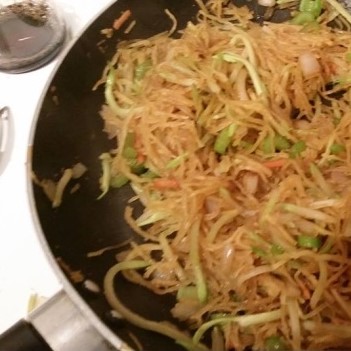 Spaghetti Squash Chow Mein