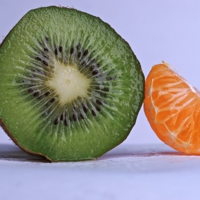 Mandarin orange salad with kiwi