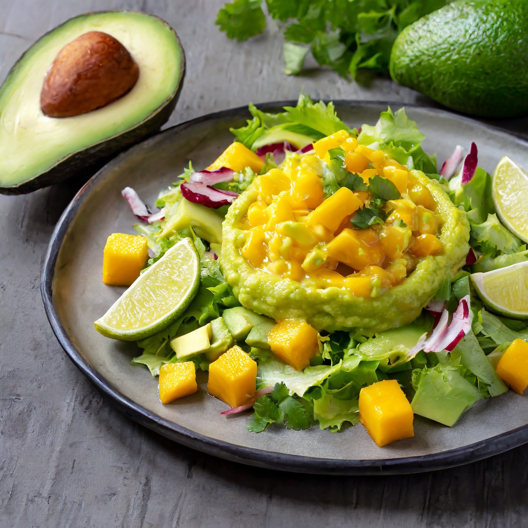 Kathys Mango Guacamole Salad