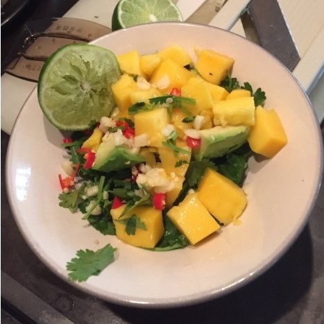 Spicy Mango Avocado Salad