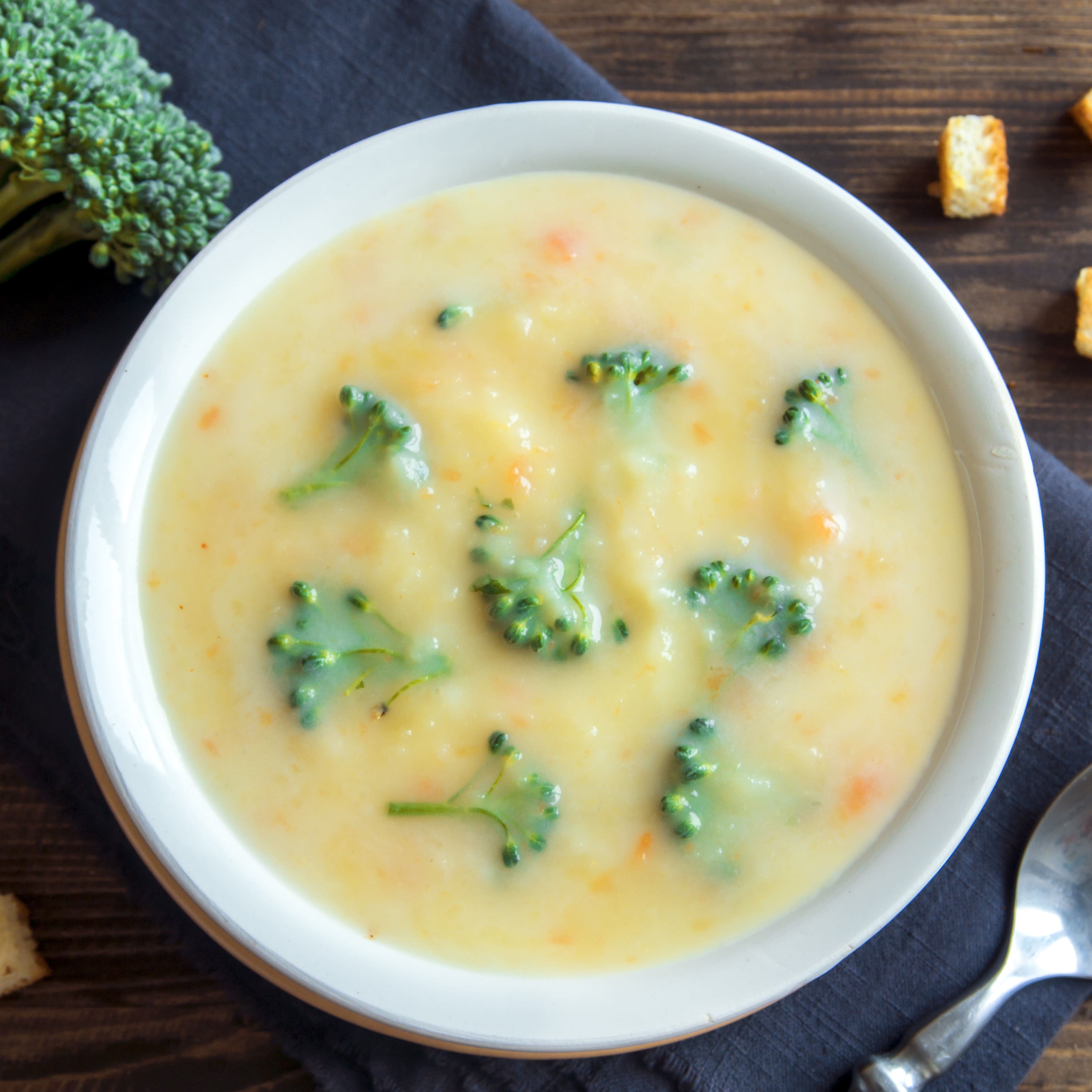 Broccoli cauliflower soup