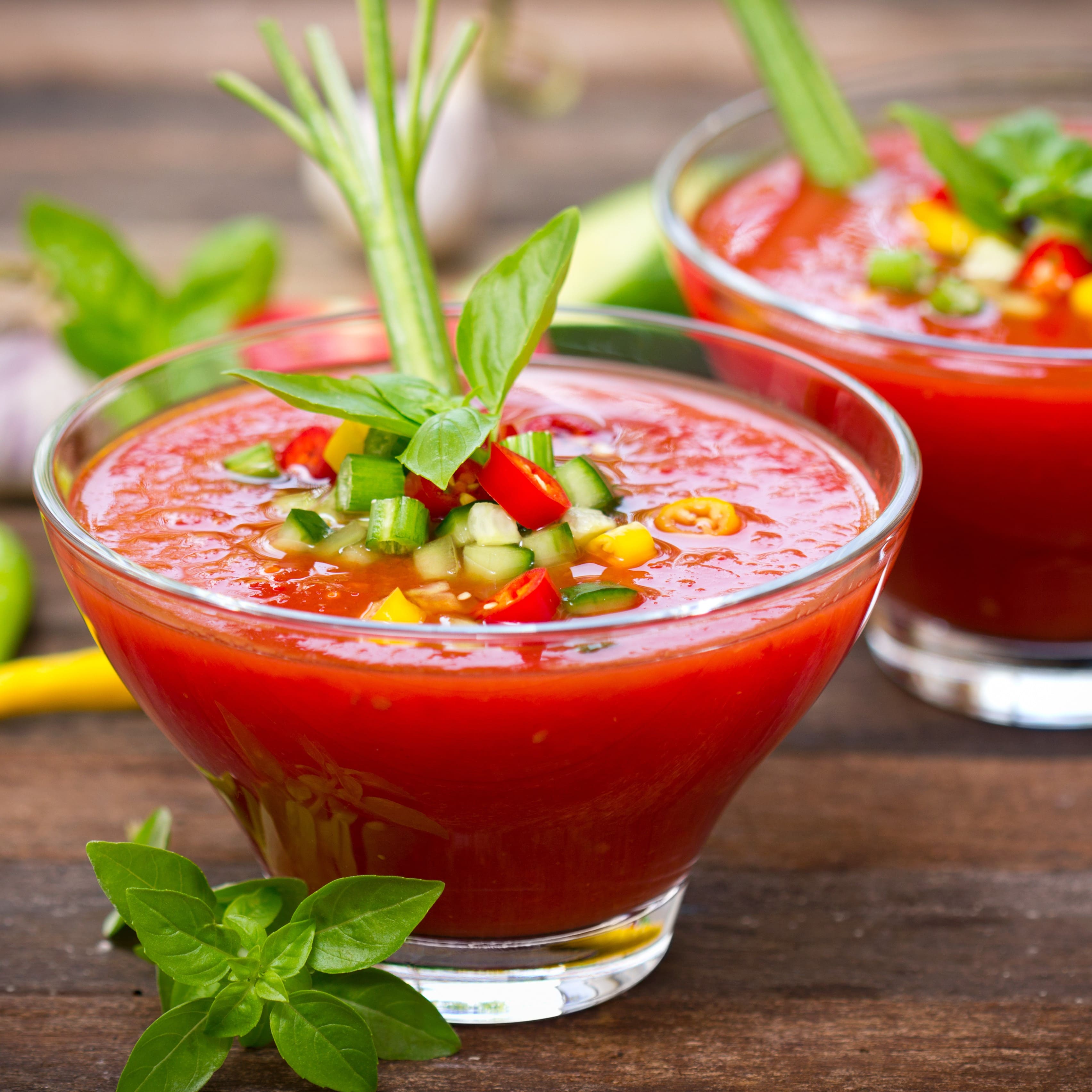 Chilled gazpacho