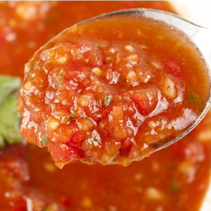 Chilled gazpacho