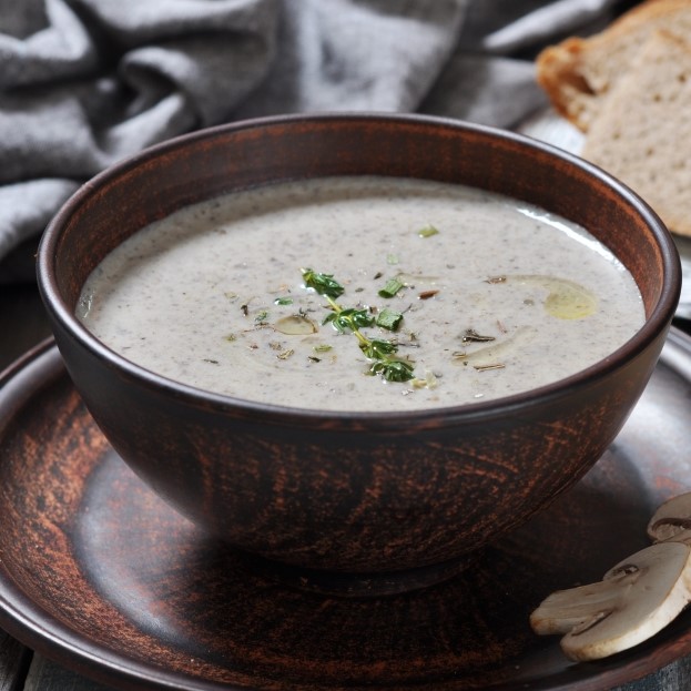 Cream of mushroom soup