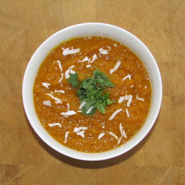 Apple Pumpkin Soup with Tumeric